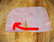 Šunkový chlebíček