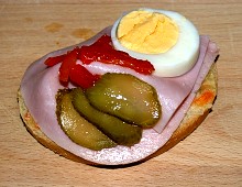 Šunkový chlebíček
