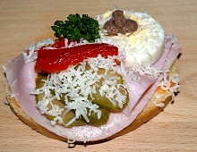 Šunkový chlebíček