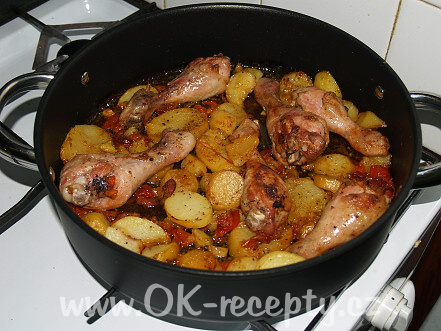 Husarská kuřecí stehýnka + foto postup