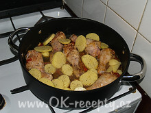 Husarská kuřecí stehýnka + foto postup