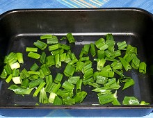 Kuřecí stehýnka na oravské slanině