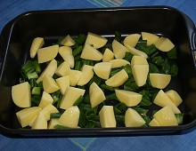 Kuřecí stehýnka na oravské slanině