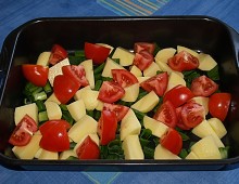 Kuřecí stehýnka na oravské slanině