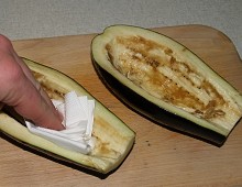 Zapékaný lilek (baklažán) s uzeným masem