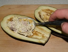 Zapékaný lilek (baklažán) s uzeným masem
