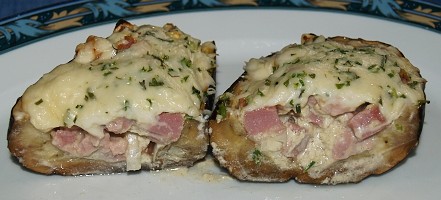 Zapékaný lilek (baklažán) s uzeným masem