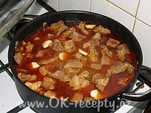 Segedinský guláš - lahůdkový + foto postup