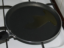 Selská omeleta se šunkou + foto postup