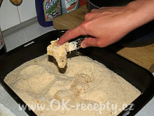 Smažené kuřecí česnekové nugety + foto postup