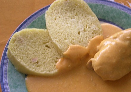 Svíčková z kuřecích prsíček