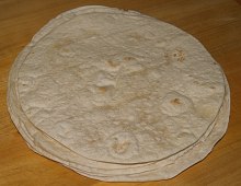 Tortilla s pikantním mletým hovězím masem