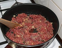 Tortilla s pikantním mletým hovězím masem