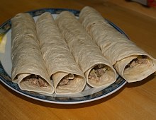 Tortilla s pikantním mletým hovězím masem