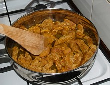 Vepřové kari nudličky