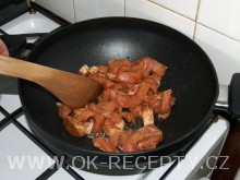 Vepřové nudličky s cuketou a dýní + foto postup