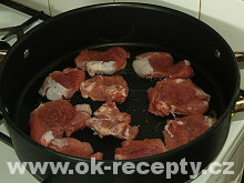 Zelené vepřové panenky + foto postup