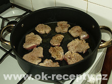 Zelené vepřové panenky + foto postup