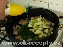 Zelené vepřové panenky + foto postup